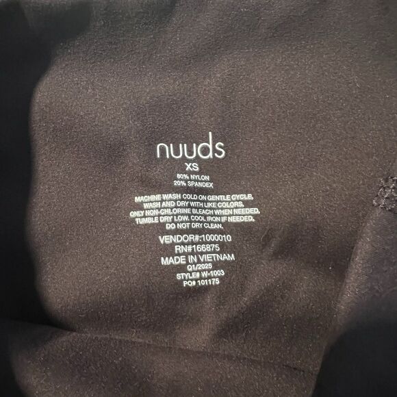Nuuds XS Brown High Waisted Elevate Leggings Quality Capsule Gym Workout Yoga - Picture 7 of 12